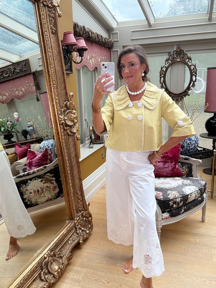 Jacqueline Leather Swing Jacket