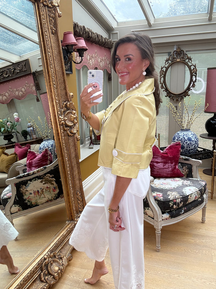 Jacqueline Leather Swing Jacket