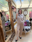 Abigail Twilly Jumper in Taupe