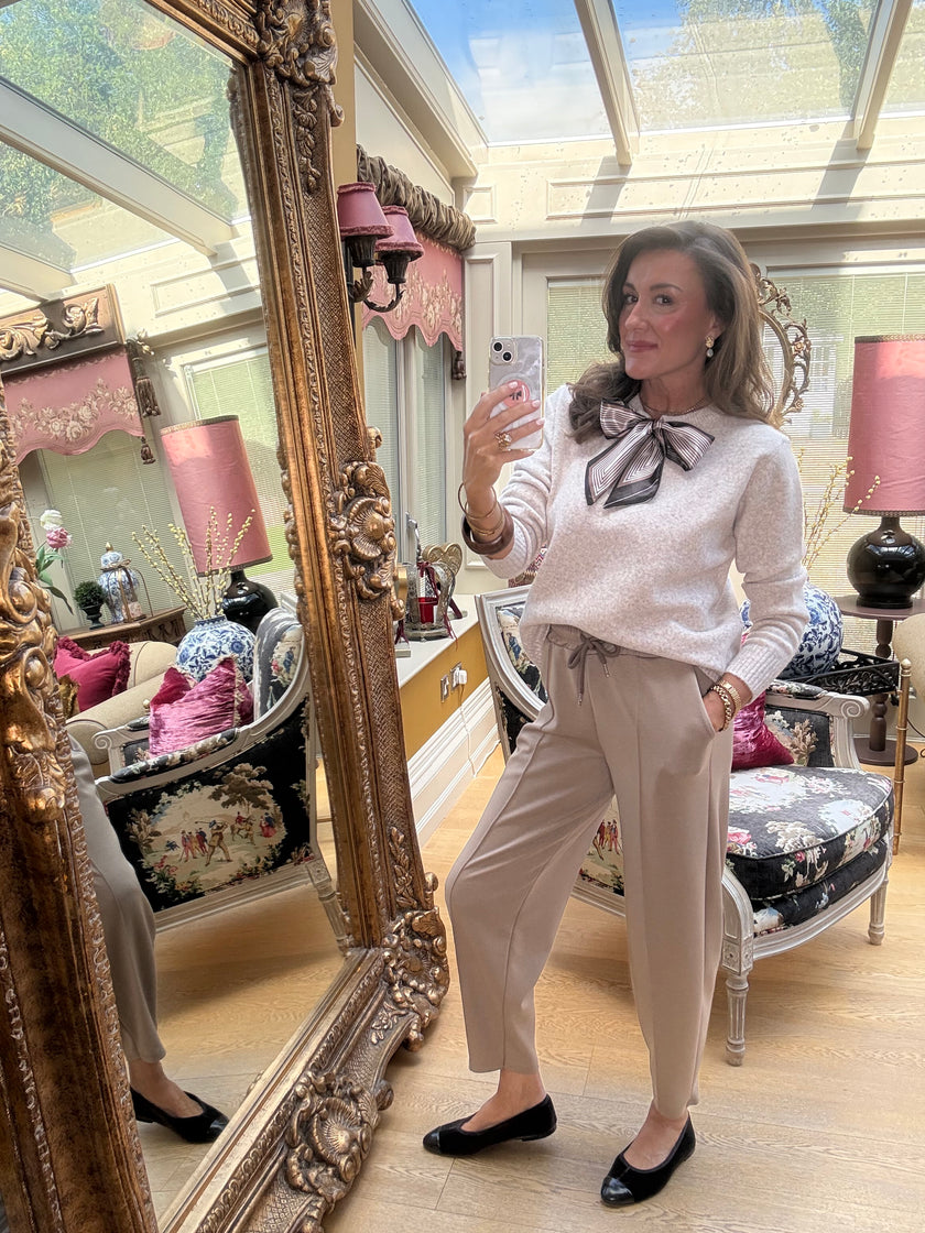 Abigail Twilly Jumper in Beige