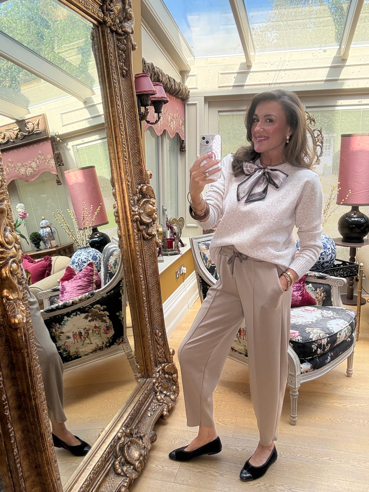 Abigail Twilly Jumper in Beige