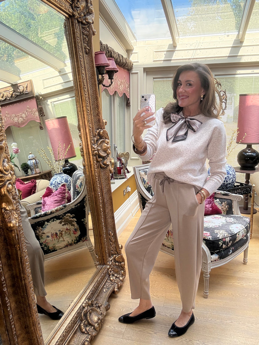 Abigail Twilly Jumper in Beige