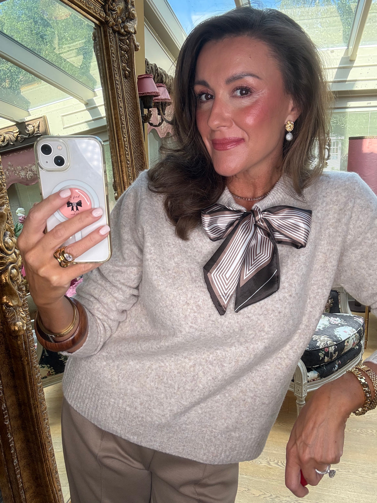 Abigail Twilly Jumper in Beige