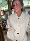 Hayley Knit Jacket in Cream