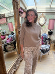 Bambi Barrel Trousers in Caramel