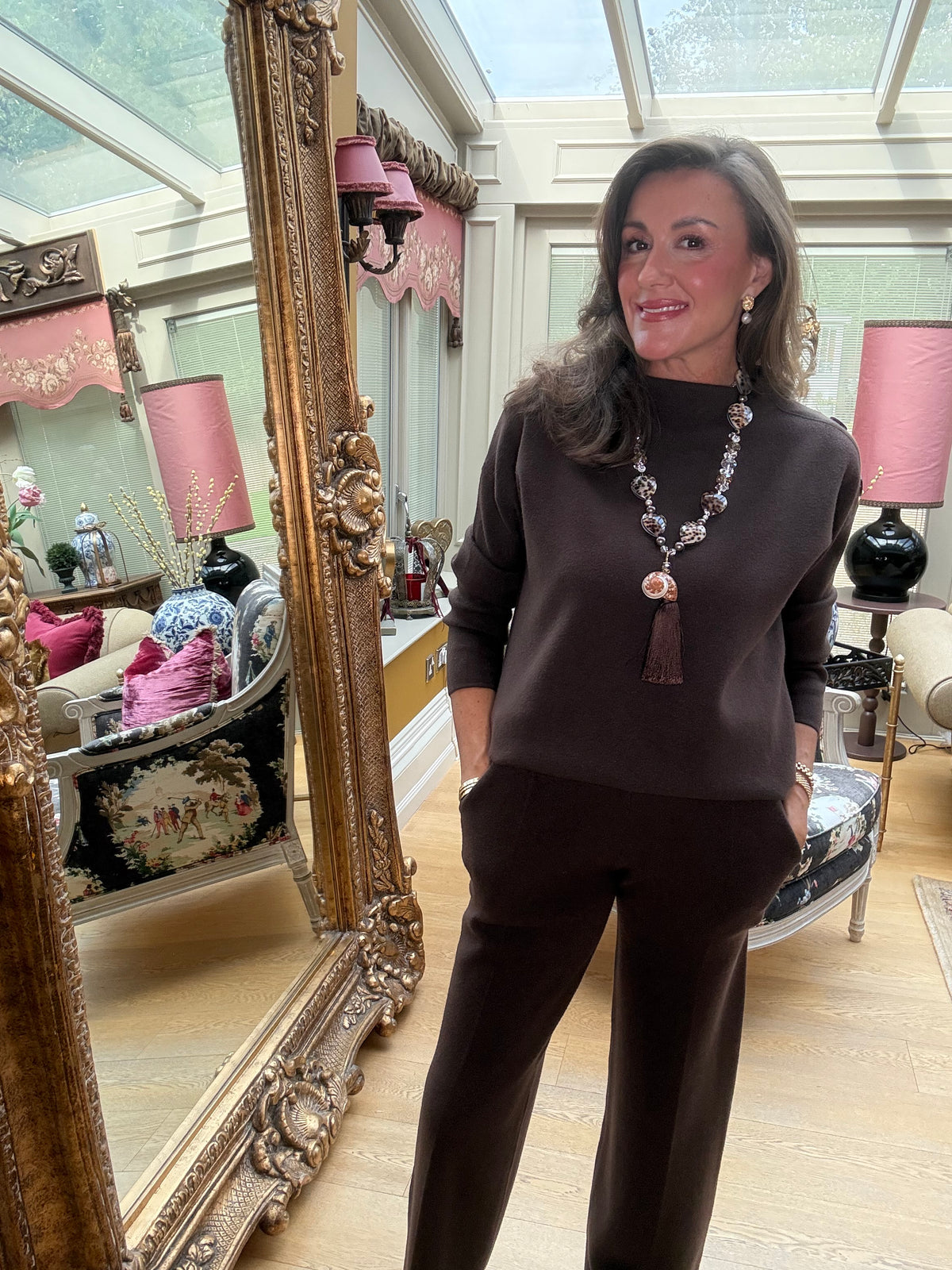 Esther Co-ord in Chocolate