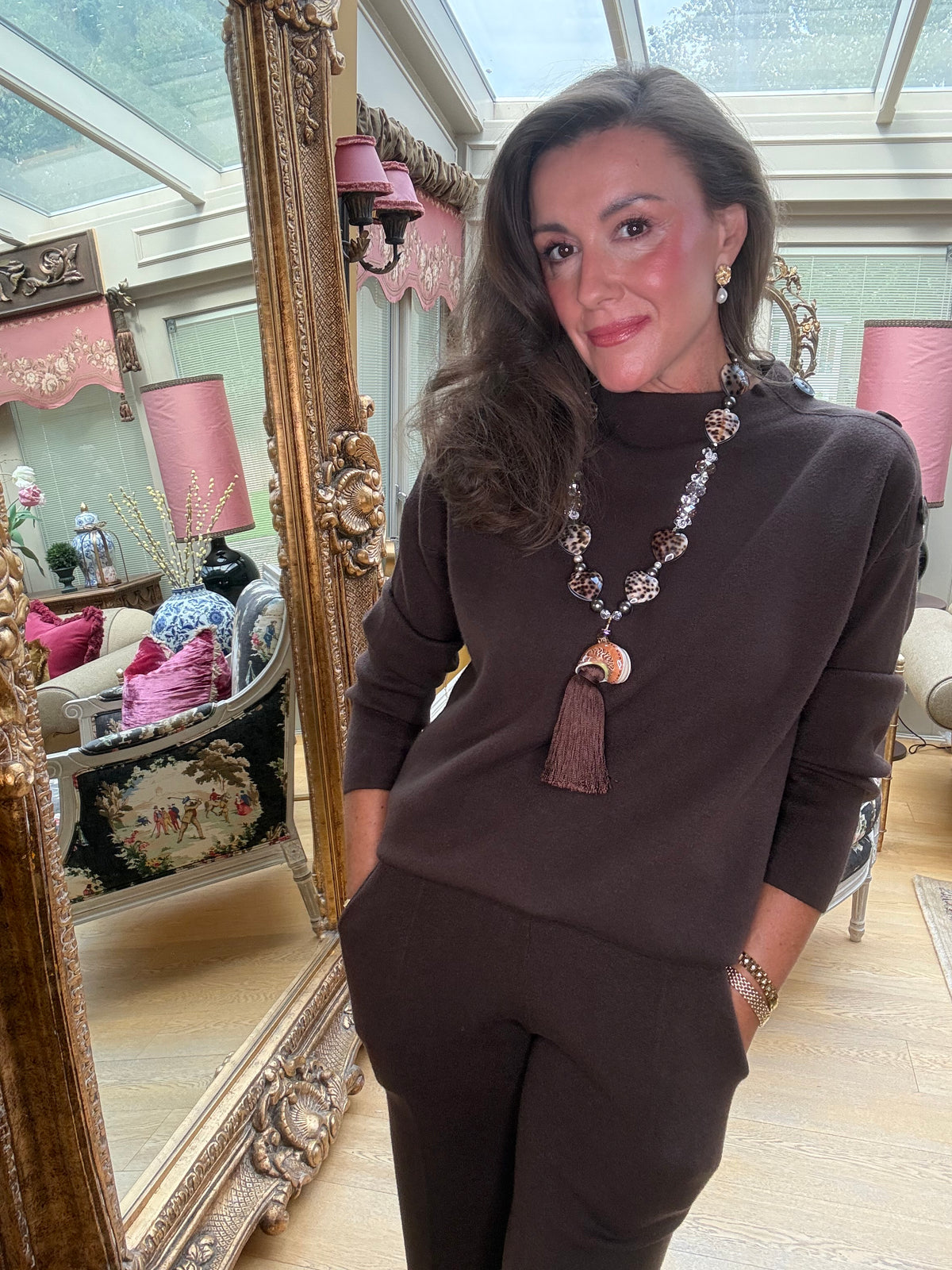 Esther Co-ord in Chocolate