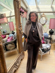 Esther Co-ord in Chocolate