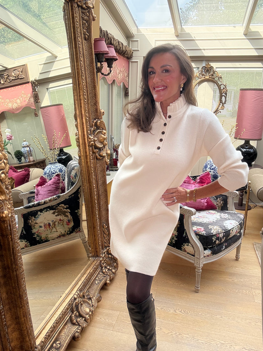 Harriet Ruffle Jumper Dress