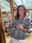 Marrakech Embroidered Jacket in Grey