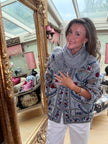Marrakech Embroidered Jacket in Grey