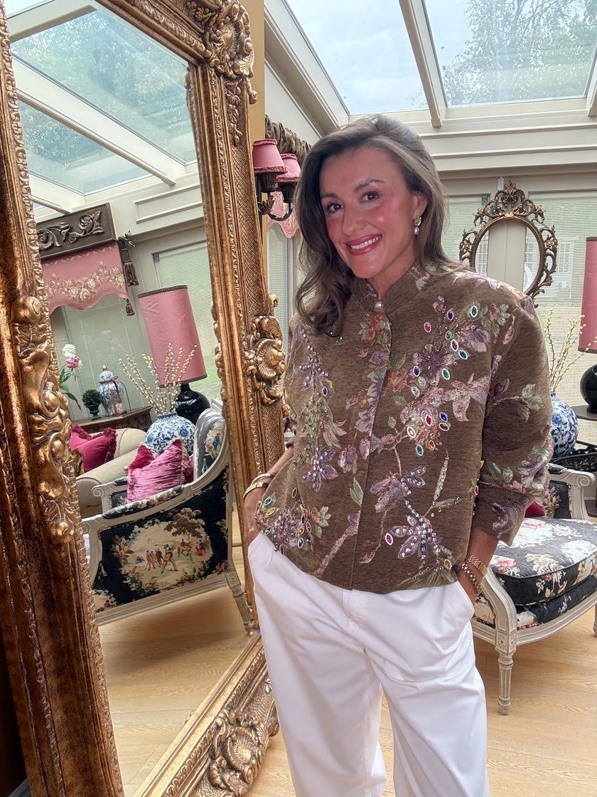Lucinka Jewelled Brocade Jacket