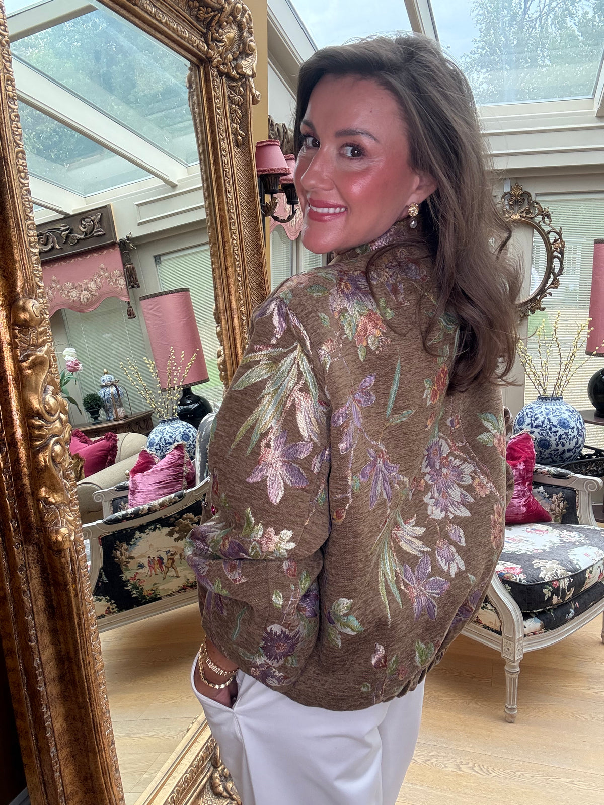 Lucinka Jewelled Brocade Jacket