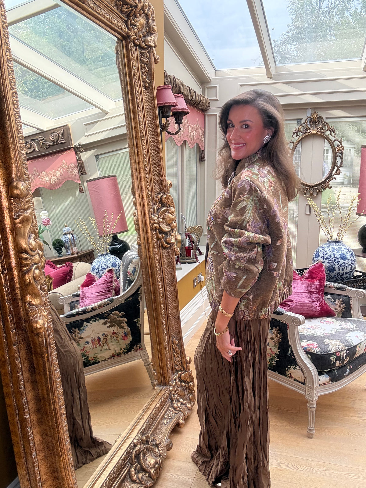 Lucinka Jewelled Brocade Jacket