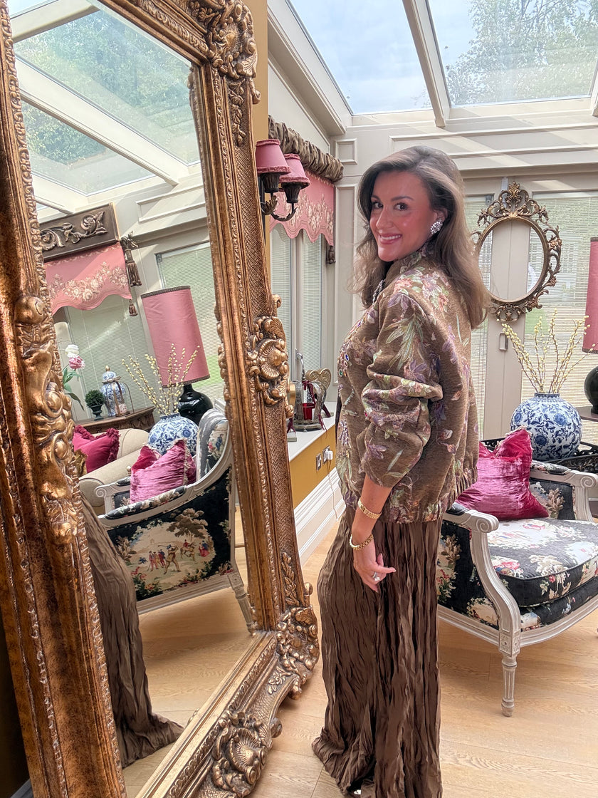 Lucinka Jewelled Brocade Jacket