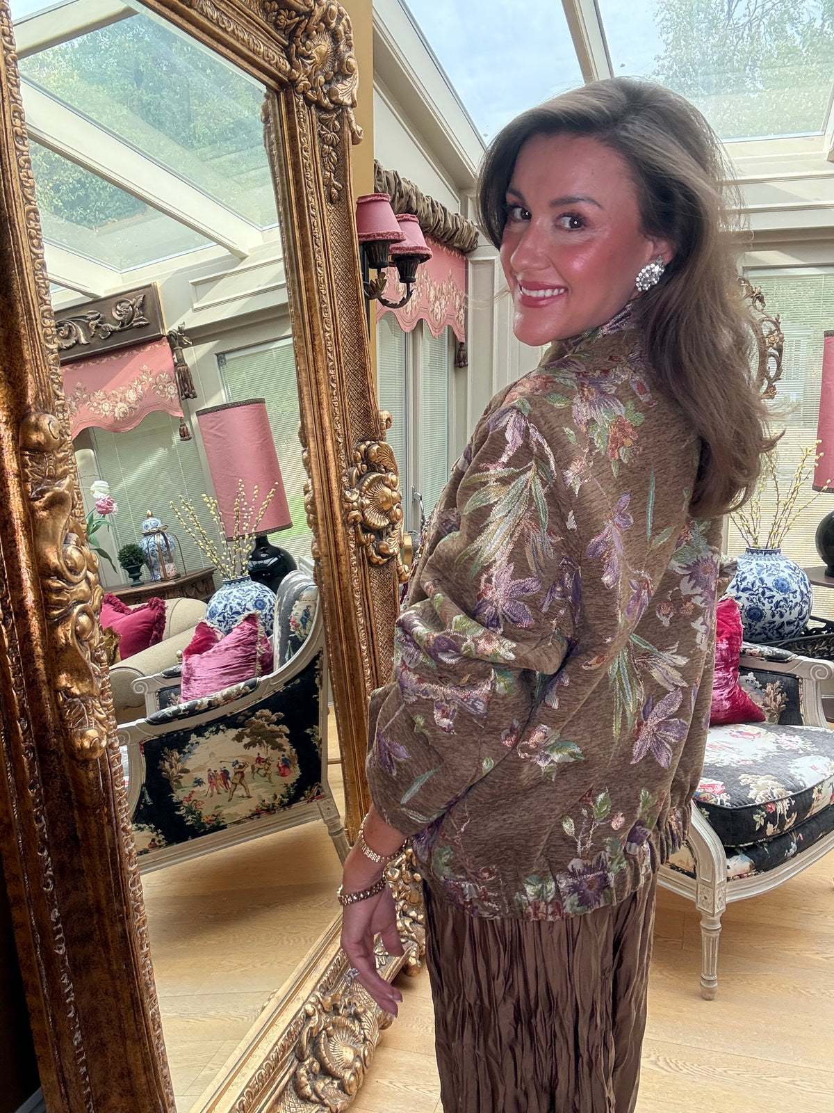 Lucinka Jewelled Brocade Jacket