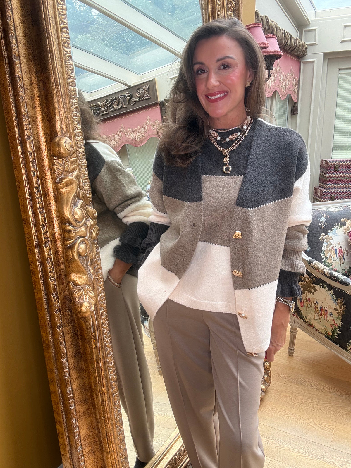 Everyday Barrel Jogger in Taupe