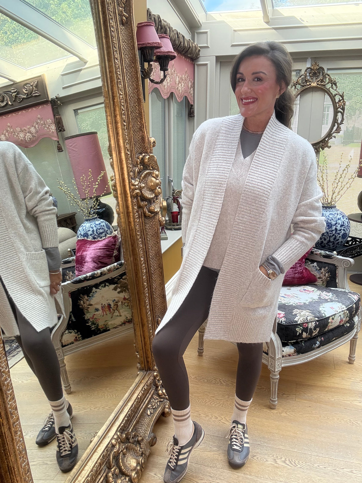 Tomasina Tank in Beige