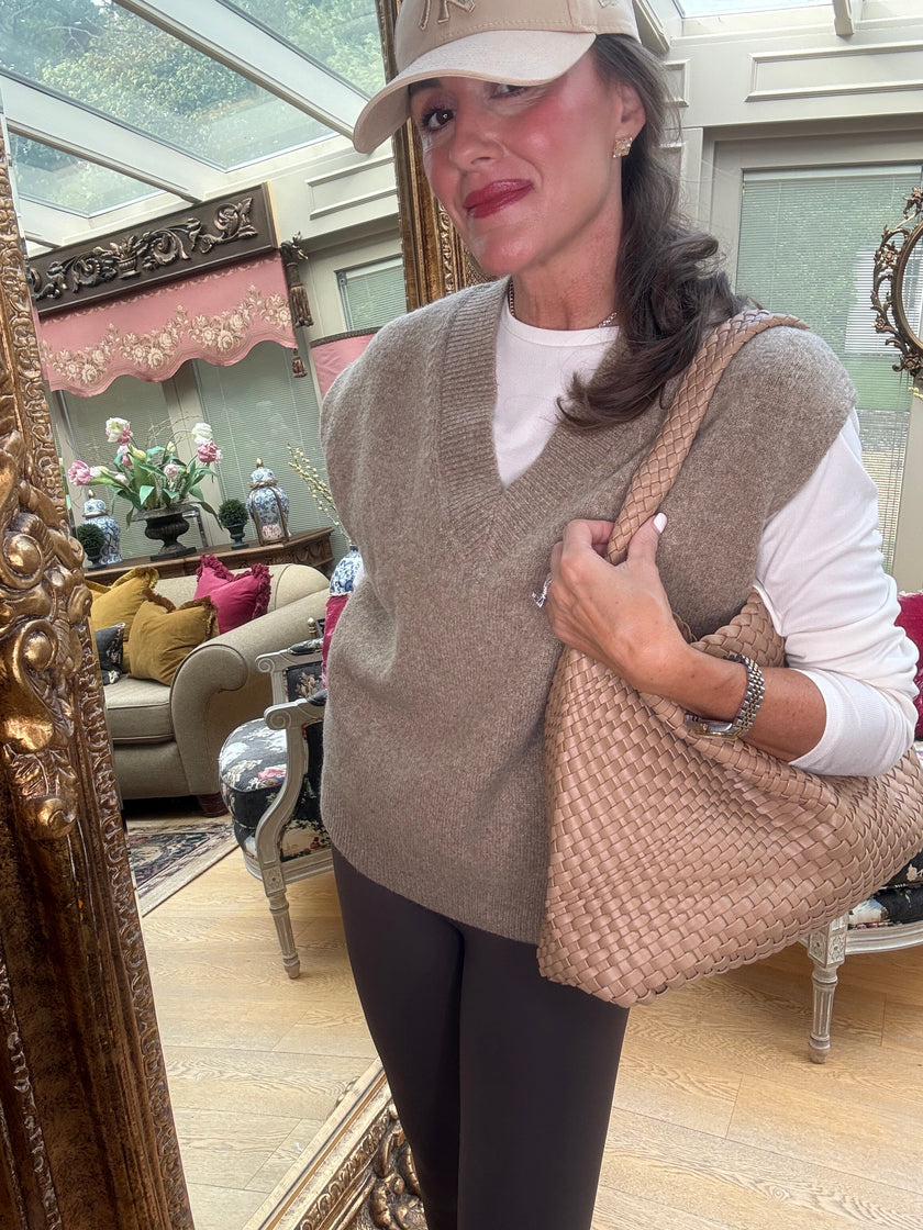 Tomasina Tank in Camel