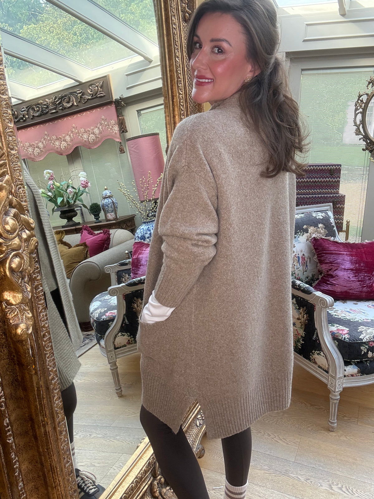 Nancy Coatigan in Camel