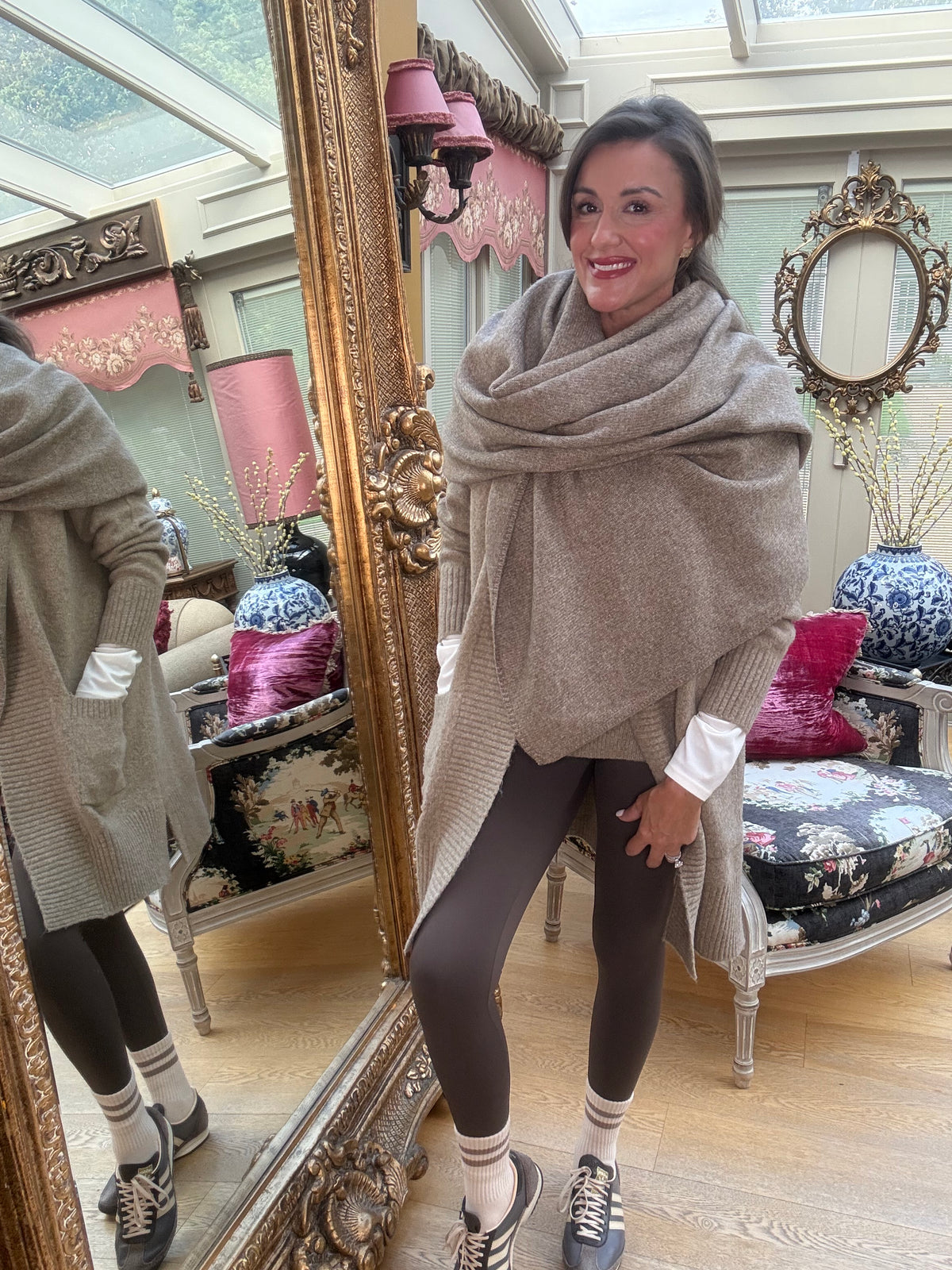 Nancy Coatigan in Camel