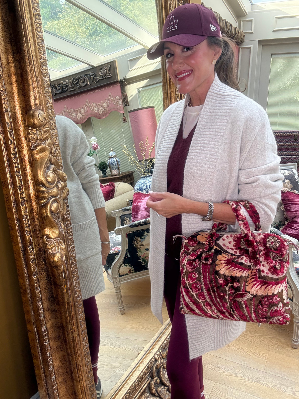 Tomasina Tank in Burgundy