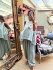 Green Luca Balloon Trousers