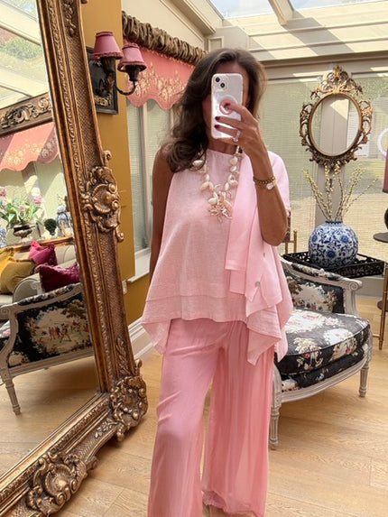 Edie Coral Trousers
