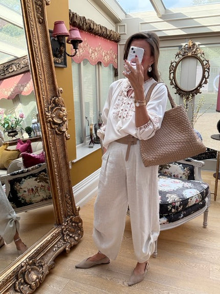 Cream Inka Blouse