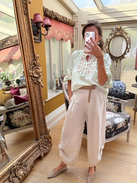 Green Inka Blouse