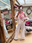 Bronte Hydrangea Blouse Pink