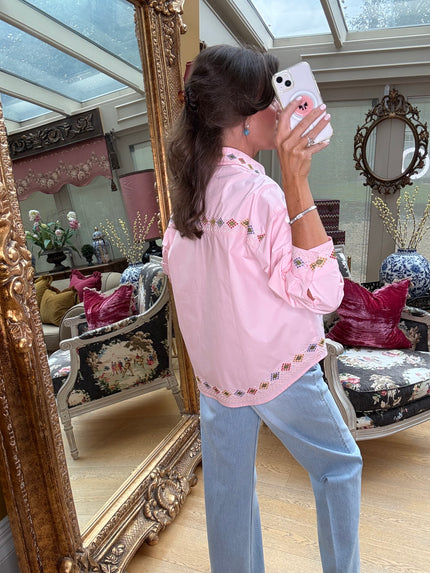 Jolene Embroidered Shirt/Shacket