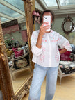 Poppy Embroidered Blouse