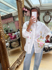 Helena Floral Embroidered Shirt