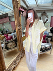 Capri Beach Shirt in Lemon