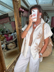 Capri Beach Shirt in Beige