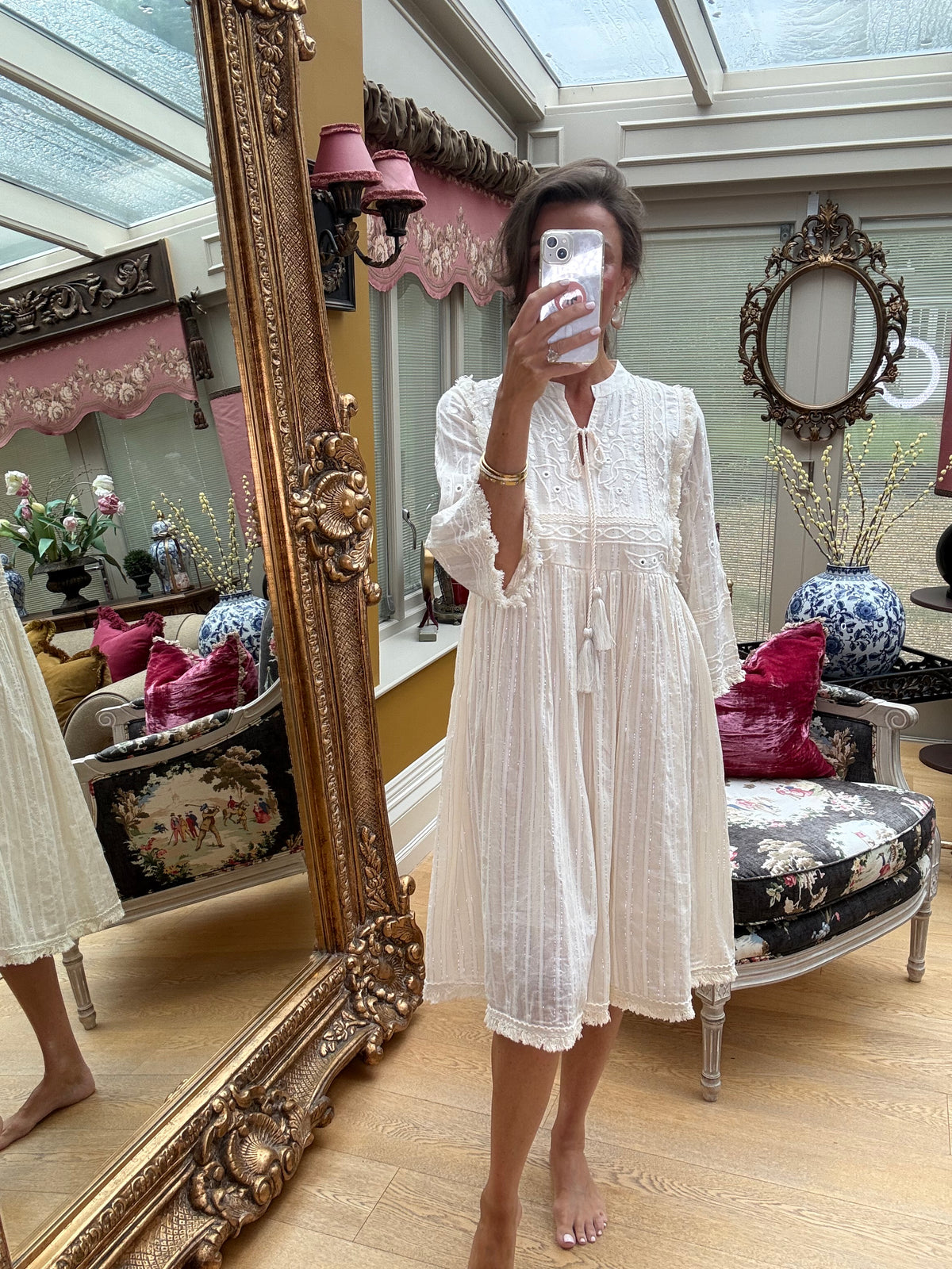 Ibiza Lurex Beach Dress